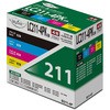 B211-4P 汎用インクカートリッジ ブラザー対応 LC211タイプ 日本ナインスター 71239657