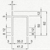 アルミブロック用コーナーポスト 水切付/TPN型 日軽金アクト