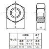 EA949LT-56 六角ナット 1種 (ステンレス) エスコ 71328315