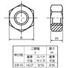 EA949LT-58 六角ナット 1種 (ステンレス) エスコ 71328446
