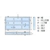 EA719X-21 箱型定盤 (機械仕上) エスコ 71355658