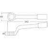 EA613GE-18 打撃メカネレンチ (オフセット型) エスコ 71366596