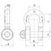 EA638NB-7 強力型ボウシャックル エスコ 71370541