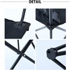 SP-210(BK) アウトドアチェア 日よけシェード付き 折りたたみ 収納袋セット YAMAZEN(山善) 71372720
