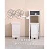 CKR-8530D(WH)+CKR-8530G(WH) キッチンラック YAMAZEN(山善) 71372790