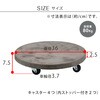 TR360-2P-WHT セメントプランタートレーキャスター付 36cm 住まいスタイル 71373036