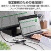 DST-052BPSV ドッキングステーション 5-in-1 USB-C ハブ HDMI 4K/60Hz USB-A×3 LAN ケーブル一体18cm アルミ筐体 エレコム 71638668