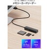 MR3-C30EBK カードリーダー USB3.2(Gen1) 高速転送 SD microSD コンパクトフラッシュ 3スロット Windows11/Mac対応 エレコム 71638677