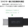 MPA-CCTMGF10WH USB-C ケーブル PD60W USB Type-C to C 急速充電 薄型フラット ナイロンメッシュ マグネット 磁石 エレコム 71638781