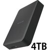 ELP-HTV040UBK テレビ録画 外付けHDD ポータブル 2.5インチ 静音ファンレス USB 3.2 Gen1(5Gbps) 持ち歩きに便利 エレコム 71638826