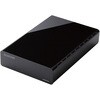 ELD-HTV080UBK HDD (ハードディスク) 外付け デスクトップ ファンレス静音設計 ラバーフット付 テレビ対応 エレコム 71638835