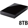ELD-STV080UBK �O�t��HDD �e���r�^��p ��e�� �É��t�@�����X�݌v USB3.2(Gen1) �G���R�� 71638851