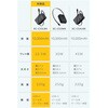 EC-C53LBK 巻取り式USB-Cケーブル一体型 モバイルバッテリー 10000mAh 最大22.5W PD/PPS対応 USB-C/USB-Aポート エレコム 71638921