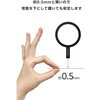 AMS-MAGST3BK MagSafe メタルリング ステッカー ケースに貼るだけ iPhone対応 薄型0.5mm 位置合わせツール付 エレコム 71639176