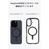 AMS-MAGST4WH MagSafe マグネットリング ステッカー 磁石内蔵 強力吸着 ケースに貼るだけ iPhone対応 位置合わせツール付 エレコム 71639210