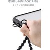 P-STHSTBK スマホストラップ ハンドストラップ 手首用 全機種対応 やわらか伸縮タイプ 特許こぶ型ひも 軽量 AIRFLEX エレコム 71639280