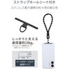 P-STHSTBK スマホストラップ ハンドストラップ 手首用 全機種対応 やわらか伸縮タイプ 特許こぶ型ひも 軽量 AIRFLEX エレコム 71639280