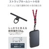 P-STSDH1FLSTBD スマホショルダーストラップ 肩掛け 斜めがけ 全機種対応 落下・紛失防止 やわらか伸縮タイプ 軽量 AIRFLEX エレコム 71639341