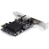 PR25GR-NETWORK-CARD �l�b�g���[�N�A�_�v�^�[�J�[�h/2�|�[�g 5Gbps/PCI Express 2.0 x1/Realtek RTL8126/�}���`�M�K�r�b�g NIC/PCIe LAN�J�[�h StarTech.com 71694300