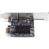 PR25GR-NETWORK-CARD �l�b�g���[�N�A�_�v�^�[�J�[�h/2�|�[�g 5Gbps/PCI Express 2.0 x1/Realtek RTL8126/�}���`�M�K�r�b�g NIC/PCIe LAN�J�[�h StarTech.com 71694300