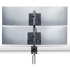 H2MPV-MONITOR-MOUNT モニターアーム/Cクランプ固定式/上下2画面/最大49インチ/16：9ワイド 32：9ウルトラワイド対応/耐荷重各16kg/VESA/高さ角度調整/ディスプレイスタンド StarTech.com 71694318
