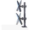 H2MPV-MONITOR-MOUNT モニターアーム/Cクランプ固定式/上下2画面/最大49インチ/16：9ワイド 32：9ウルトラワイド対応/耐荷重各16kg/VESA/高さ角度調整/ディスプレイスタンド StarTech.com 71694318