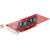QUAD-M2-PCIE-CARD-B PCI Express�g���J�[�h/PCIe 4.0 x16/M.2 NVMe�EAHCI SSD(4�X���b�g)/M-Key�ENGFF/Windows�ELinux�Ή�/�@�\���� �C���^�[�t�F�[�X�J�[�h StarTech.com 71694397