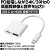 91558 USB-C to HDMI変換アダプタ 4K30Hz(PD100W) アーテック[学校教材・教育玩具] 71702176