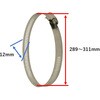 BS-XIN304SS-STHC3-3S 304ステンレス 監視カメラ取付金具ポールマウントステンレススチールベルト bitstrong 71727507