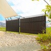 GFATO096100BD 後付けフェンスA01型幅96.7cm高さ100cm(ダーク) TOKO[建材] 71823240