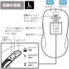 MUS-DKF243BK Dual静音5ボタンBlueLEDマウス L ナカバヤシ 71846839