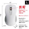 MUS-DKF243W Dual静音5ボタンBlueLEDマウス L ナカバヤシ 71846848