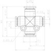 PZB6-1/8M ミニタイプ クロスB PISCO(ピスコ) 71847101