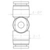 PZB6-1/8M ミニタイプ クロスB PISCO(ピスコ) 71847101