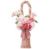 8730-6218 桜タッセル(造花)リース 高さ40cm ストア・エキスプレス 71956486