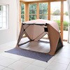 YZAG-160 パッとサッとテント専用 インナーマット レジャーシート 8mm 厚手 大判 ジョイント式 YAMAZEN(山善) 71957019