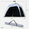 KOT-250B(GY) ワンタッチタープ 2.5m フラップ付き YAMAZEN(山善) 71957055