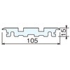MJE1SY92R1LV 敷居 1.5間(2枚引き) 固定枠155mm・ケーシング枠用 Panasonic(パナソニック) 72024131