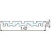MJE1SY72N1FV 敷居 1.5間(3枚引違い) 固定枠155mm・ケーシング枠用 Panasonic(パナソニック) 72024176