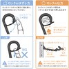 MLO-4P-K ロック機能付き S字フック S-Lock 小サイズ 4個入 黒 MagX(マグエックス) 72097281