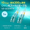 HKB-MOM3LCLC-01 光ファイバケーブル OM3 サンワサプライ 72105638