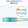 HKB-MOM3LCLC-01 光ファイバケーブル OM3 サンワサプライ 72105638
