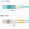 HKB-MOM3LCLC-01 光ファイバケーブル OM3 サンワサプライ 72105638