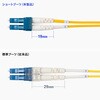 HKB-MOS2LCLC-05 光ファイバケーブル OS2 サンワサプライ 72105830
