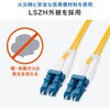 HKB-MOS2LCLC-15 光ファイバケーブル OS2 サンワサプライ 72105848