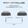 HKB-MPO12M4B-03 光ファイバケーブル OM4 MPO12芯 サンワサプライ 72105945