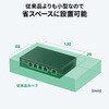 LAN-GIGAPOE55 PoEスイッチングハブ Giga対応 5ポート サンワサプライ 72106311