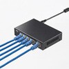 LAN-GIGAPOE55 PoEスイッチングハブ Giga対応 5ポート サンワサプライ 72106311