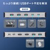 USB-CVDK21 ドッキングステーション USB TypeC サンワサプライ 72106521