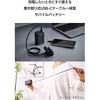 EC-C55LBK モバイルバッテリー 10000mAh 巻き取りケーブル一体型 35W PD対応 LED残量パネル PSE適合 ノートPC対応 エレコム 72120015